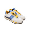 Polo Ralph Lauren Sneakers Train 89 Suede-Panelled Trainer White/Blue/Yellow