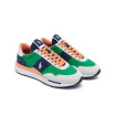 Polo Ralph Lauren Sneakers Train 89 Suede-Panelled Trainer NAVY/GREEN/ORANGE